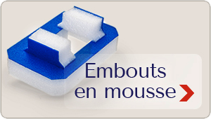 Endcaps de Foam - embalaje personalizado