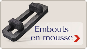 Endcaps de Foam - embalaje personalizado