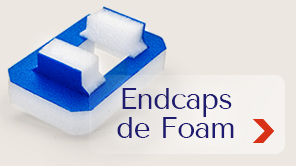 Endcaps de Foam - embalaje personalizado